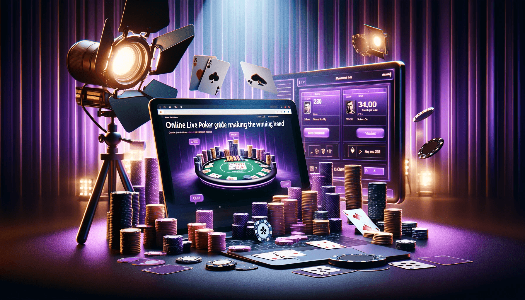 አሸናፊውን እጅ ለመስራት የመስመር ላይ የቀጥታ ፖከር መመሪያ image